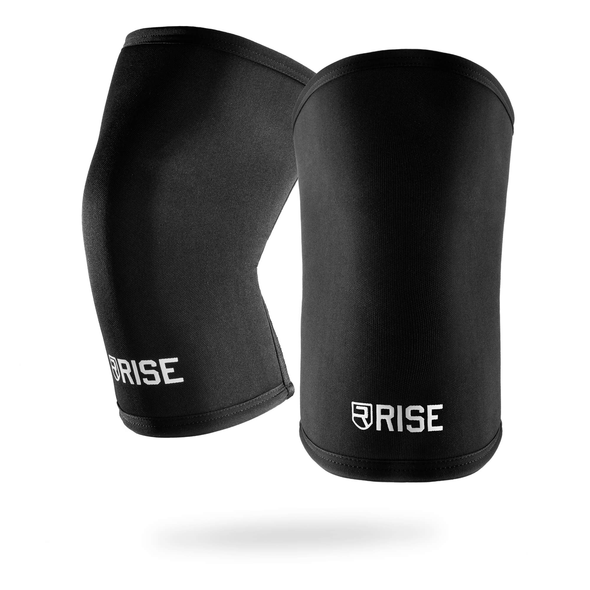 7mm Knee Sleeves (30cm) - Black Optic