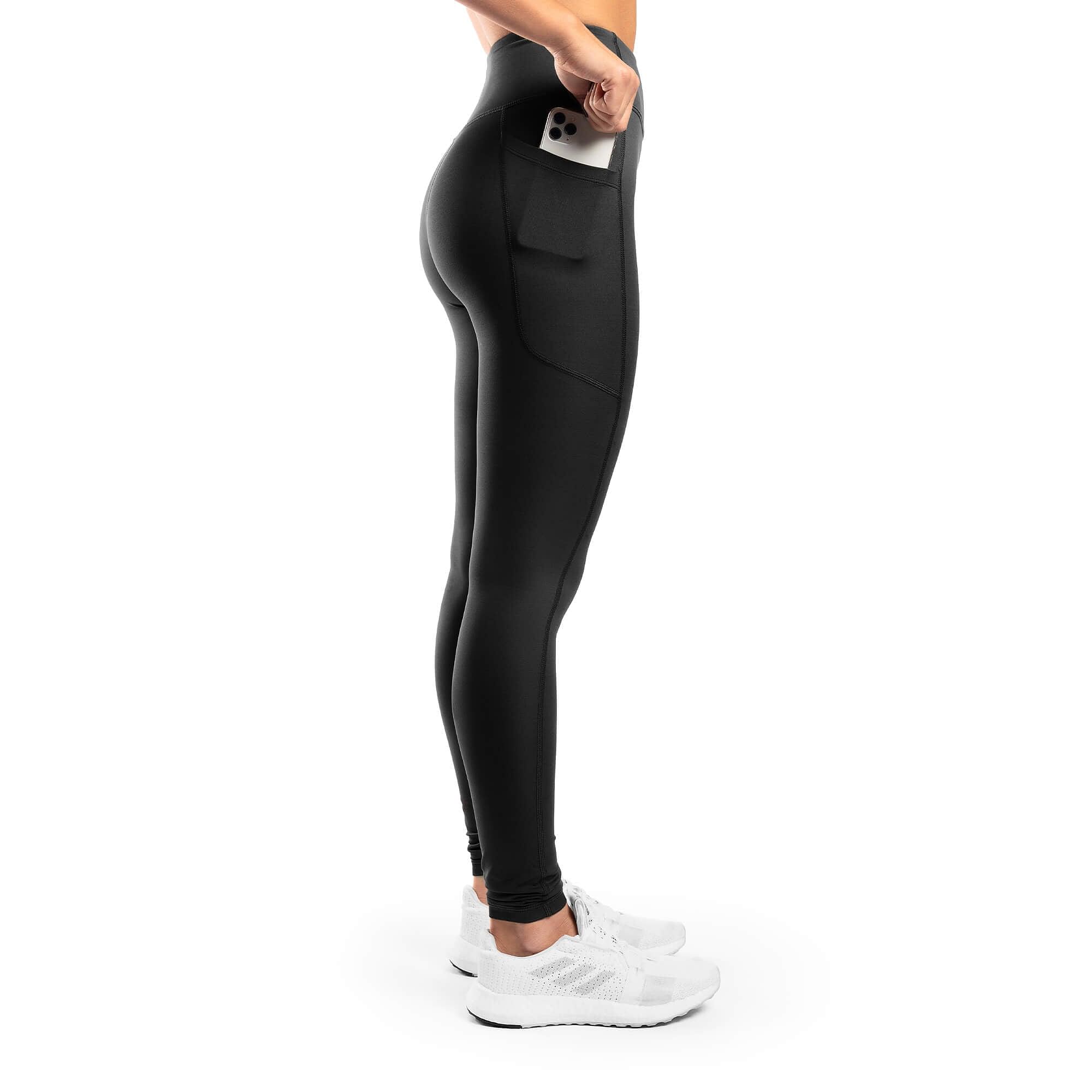 Arsenal High-Waisted Pockets Leggings – Black