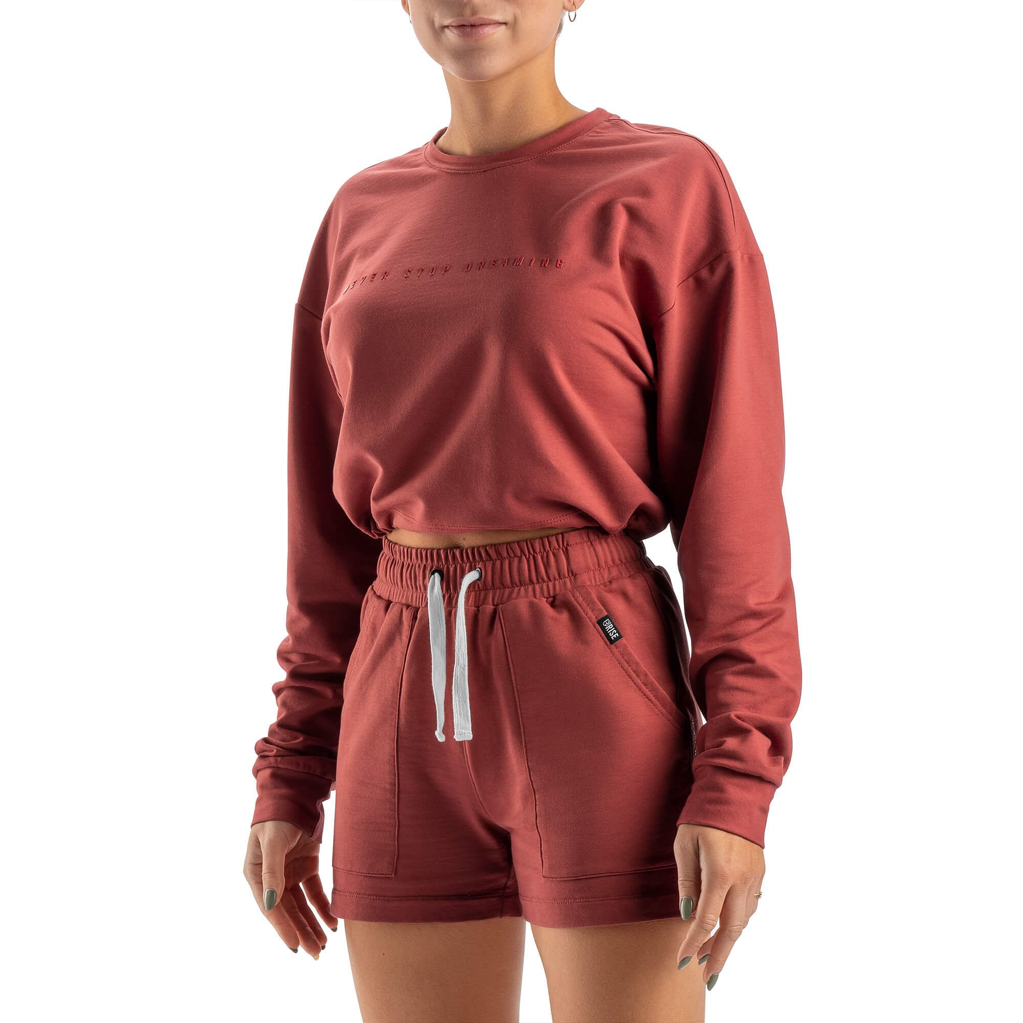 Col ras du cou Cosy Crop - Rose