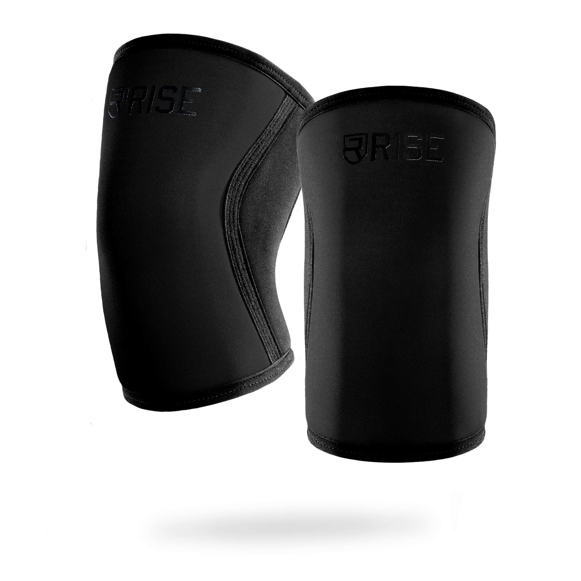 7mm Knee Sleeves (25cm) - Black