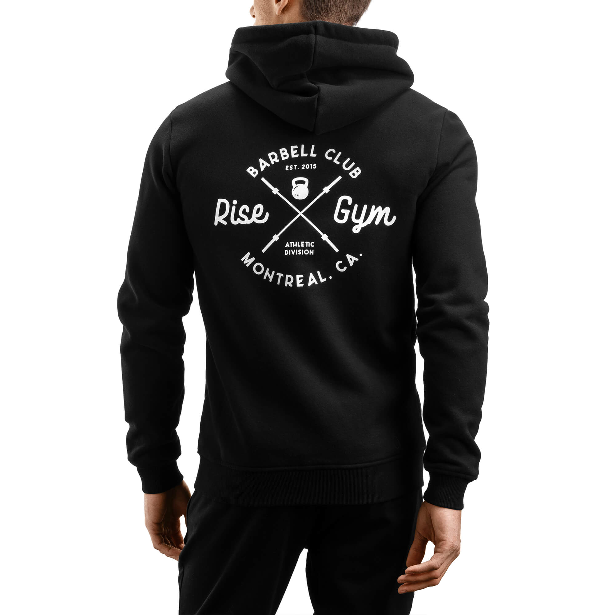 Barbell Club Full-Zip Hoodie - Black