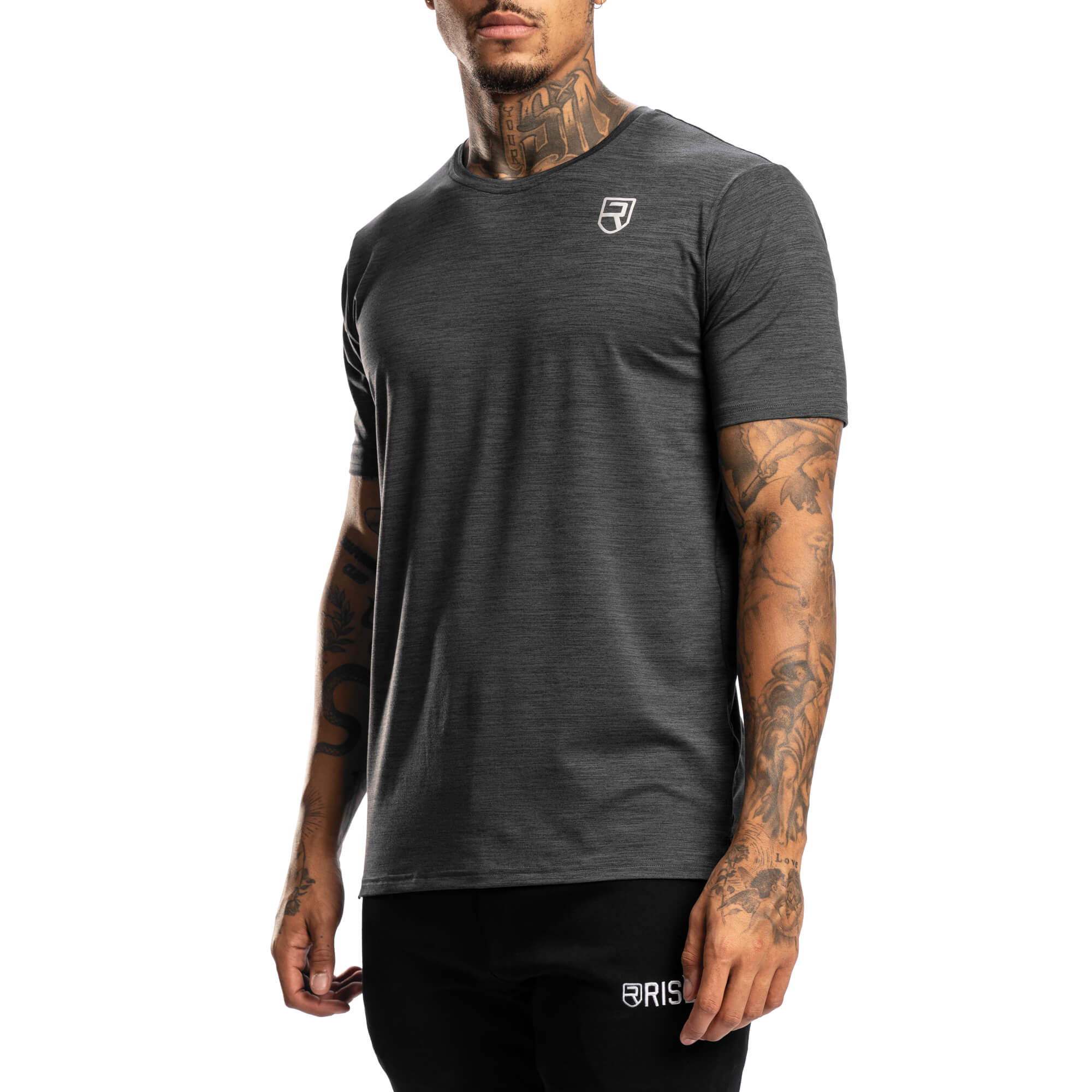 Softest T-Shirt – Black Marl