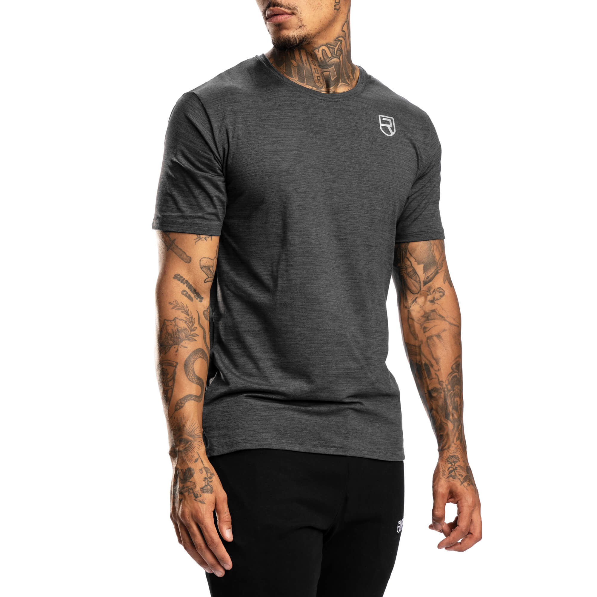 Softest T-Shirt – Black Marl