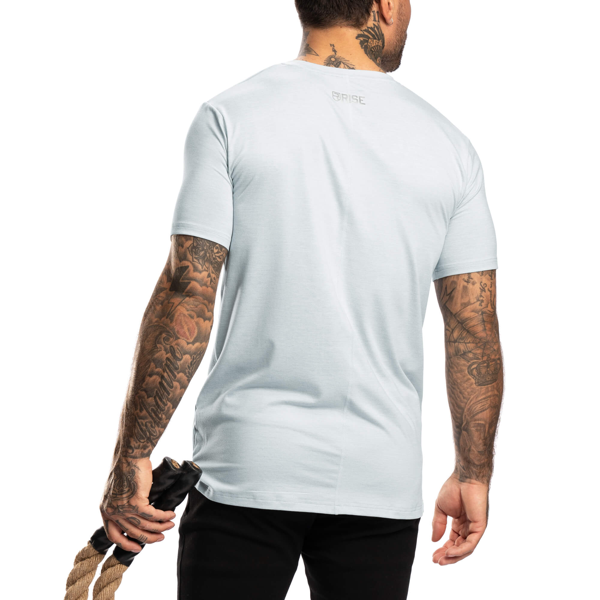 Softest T-Shirt – Light Blue Marl