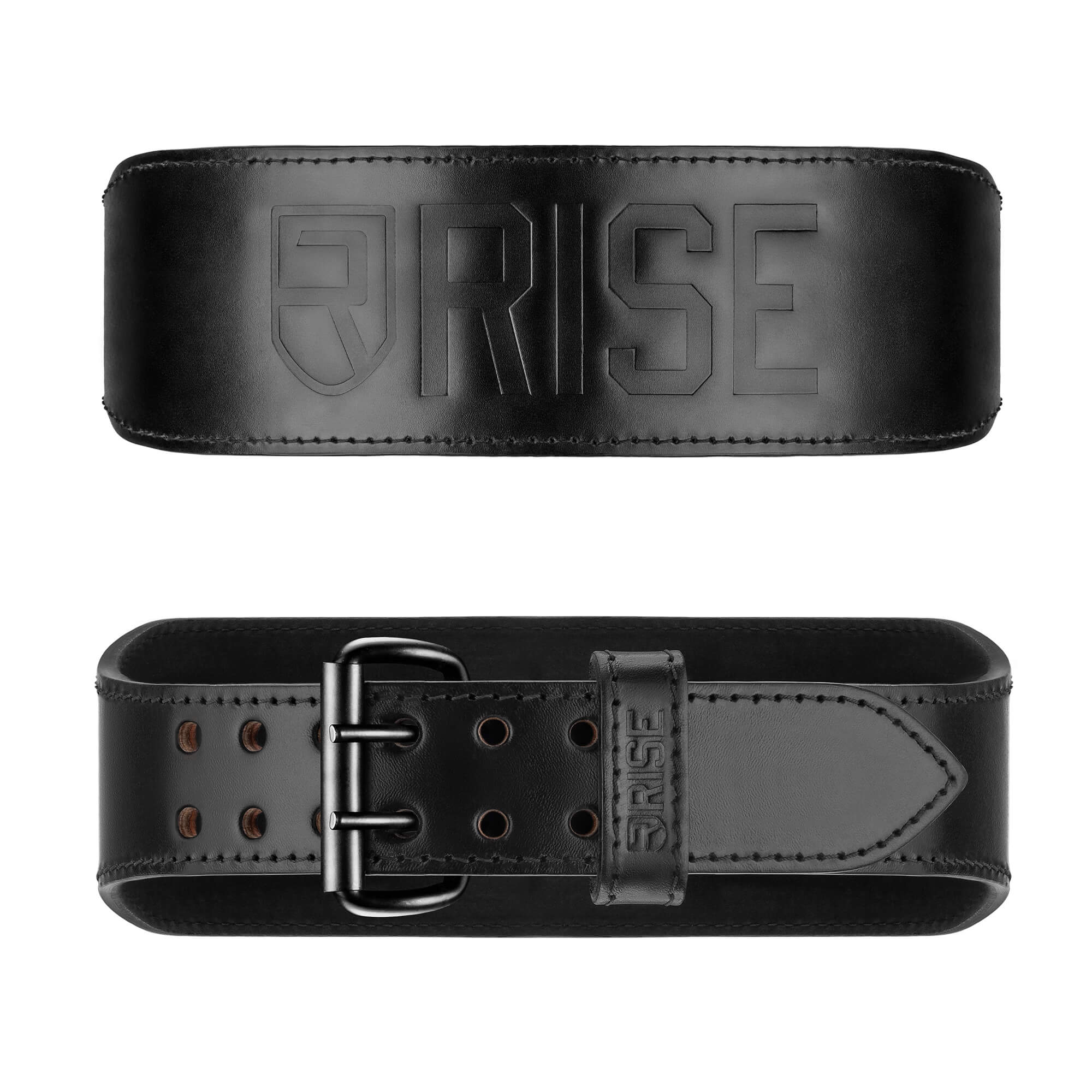 Premium 7mm Old School Leather Belt - Black