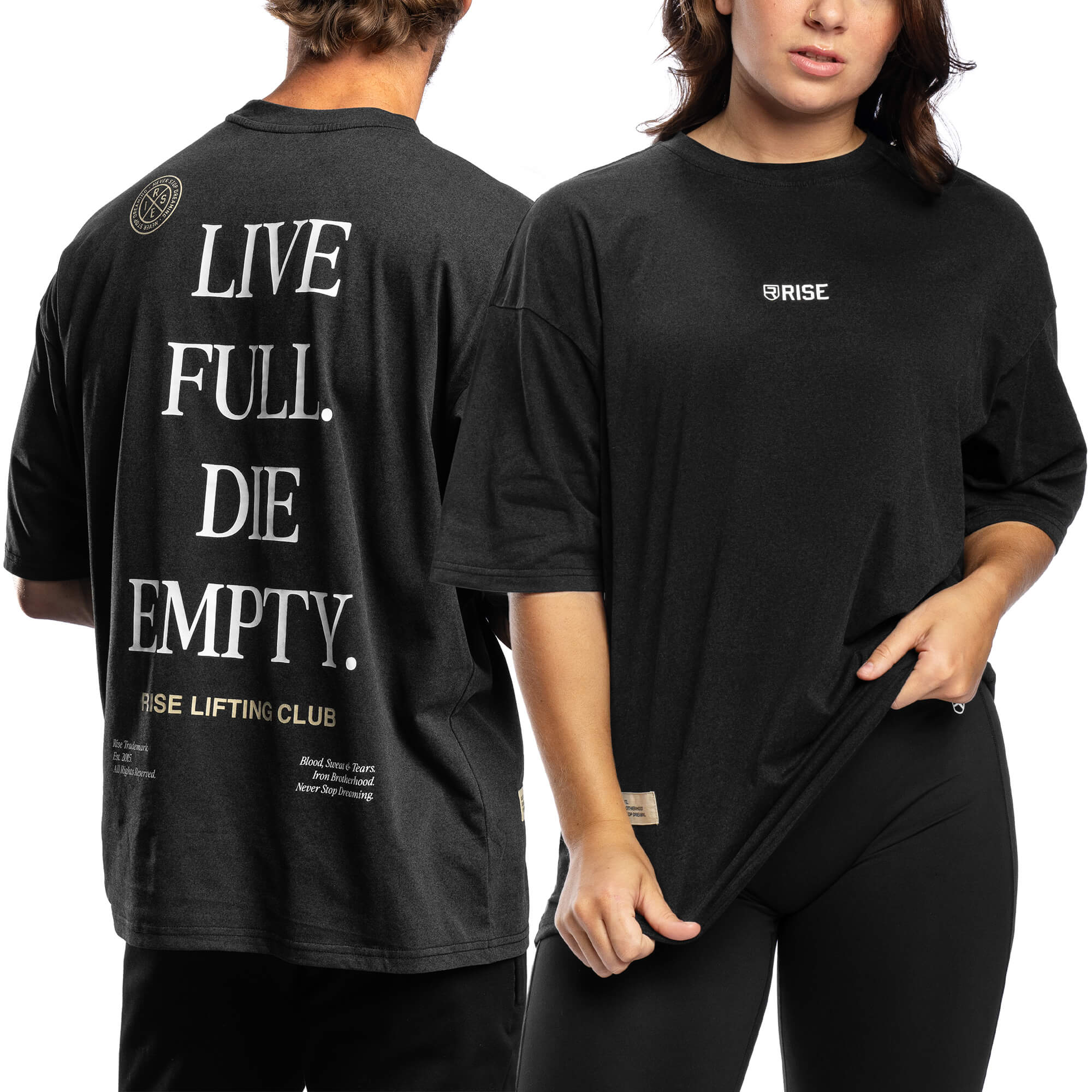 Die Empty Oversized T-Shirt - Black