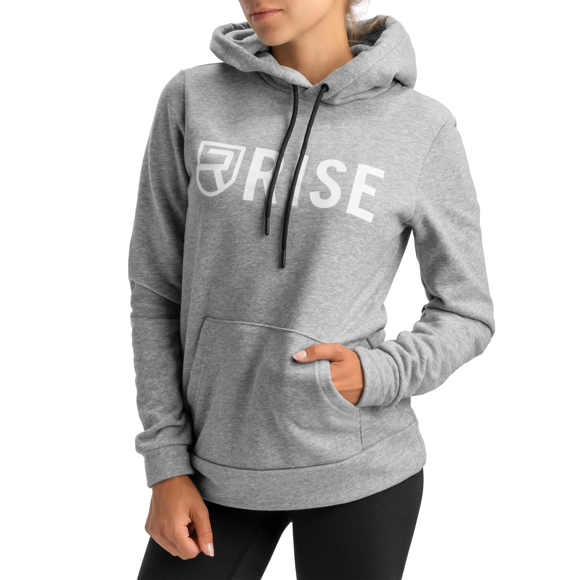 Sweat à capuche Signature Femme - Gris