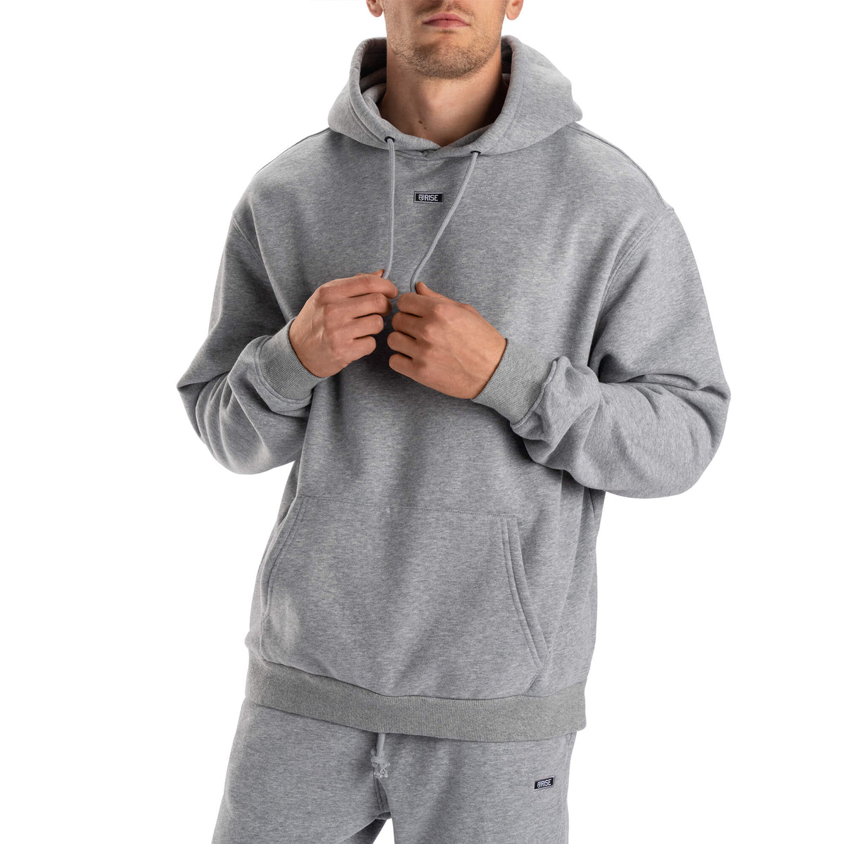 Buy Koverify Grey Hoodie for Men & Women/Grey Melange/Light Grey/Plain Grey  Hoodie for Men/Women (S) at