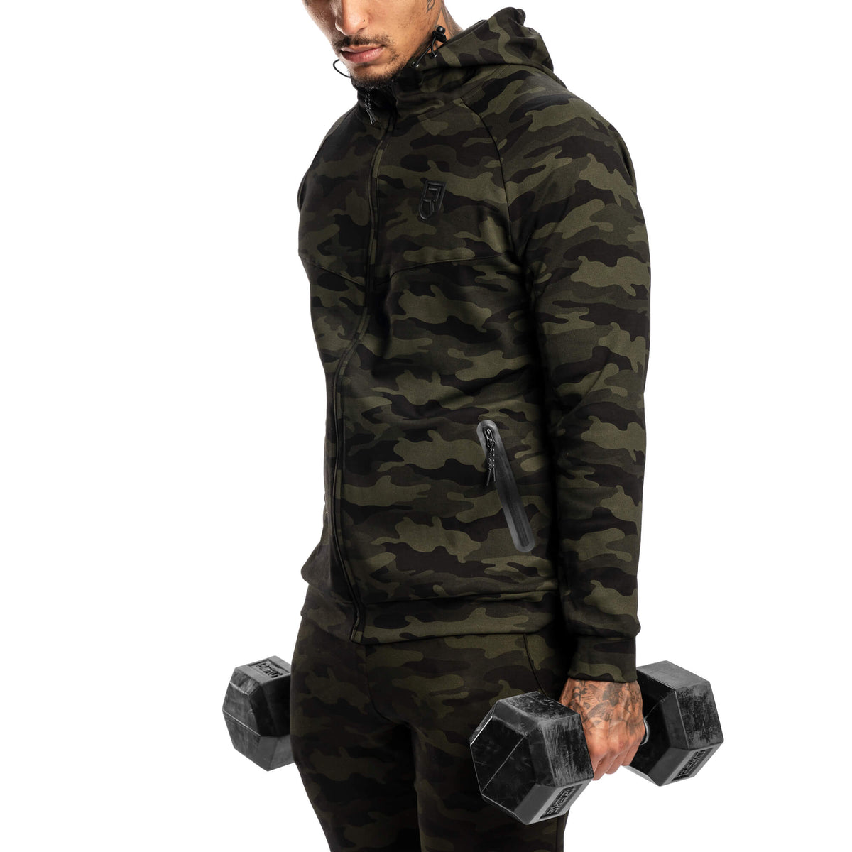 Camo jacket 2024 with hoodie