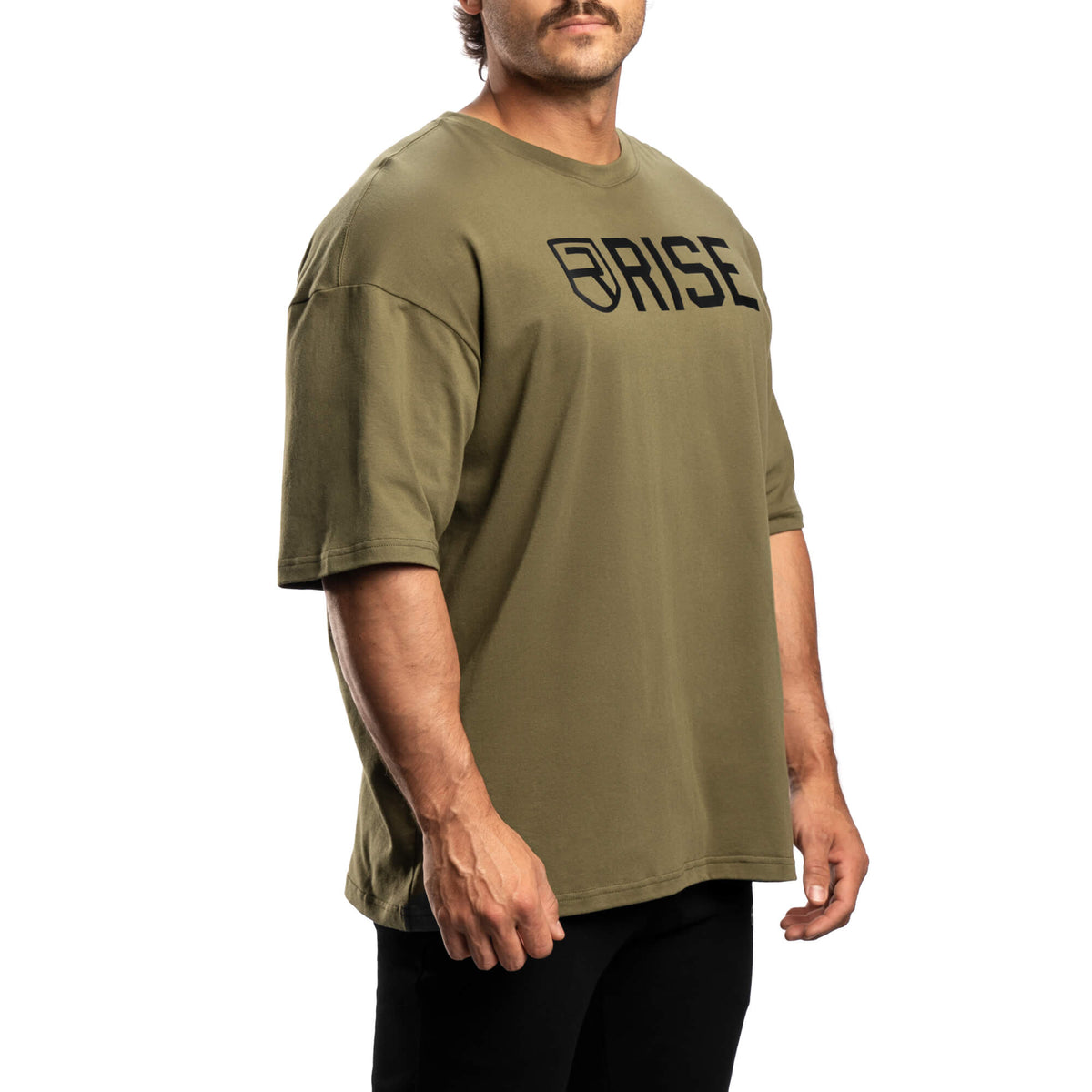 Active-Dry Fatigue/Army Green (Large/Adult) Dry-Fit T-Shirt for Unisex