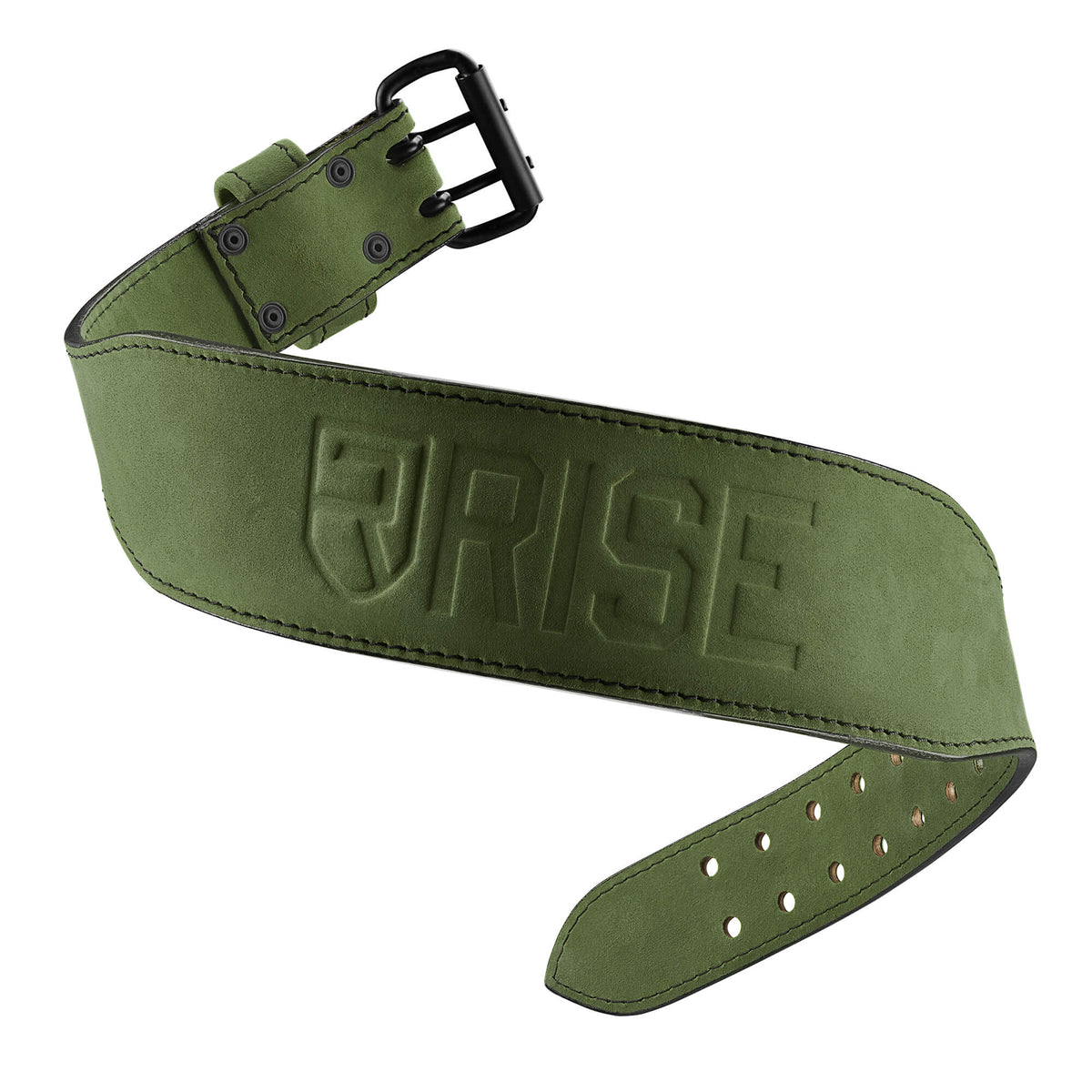 Ex Military Olive Green Belt With Heavy Duty Clip