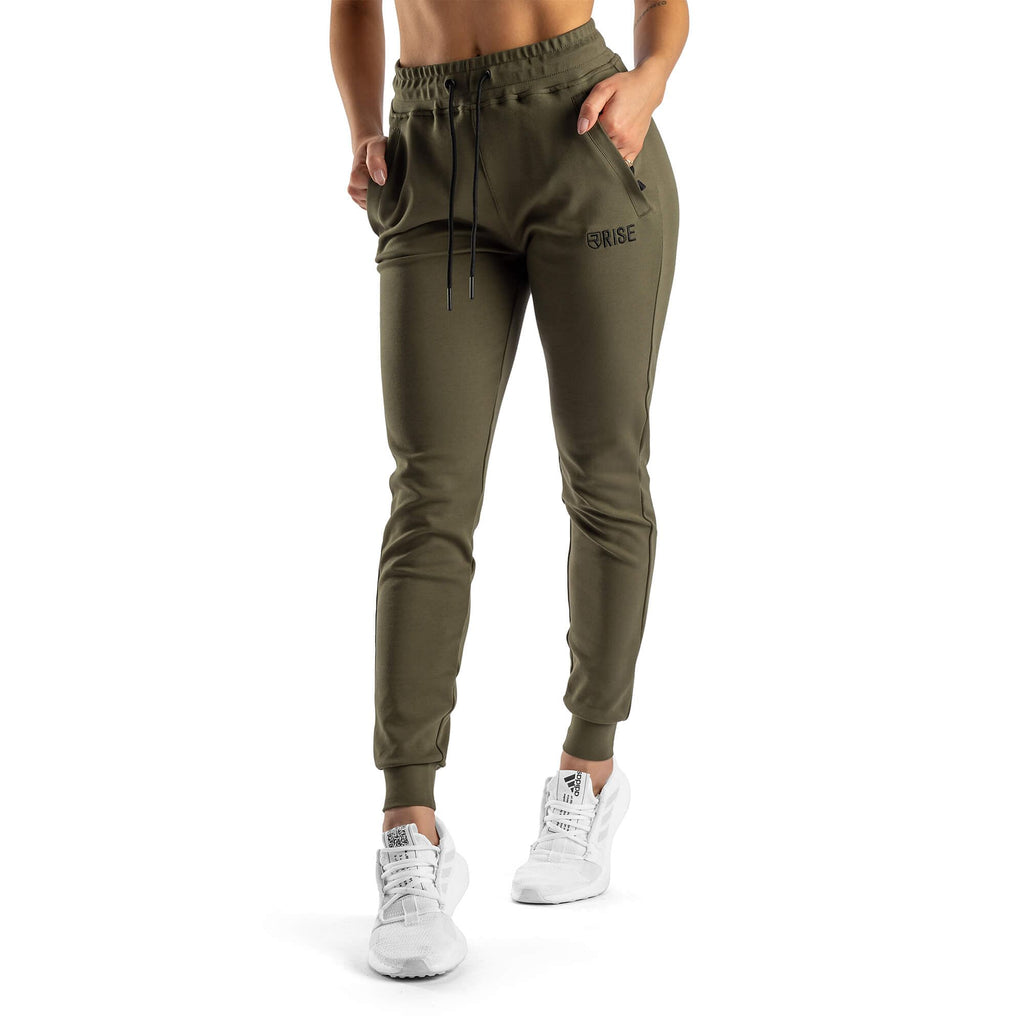 Rest Later Pants - Army Green - Rise Canada