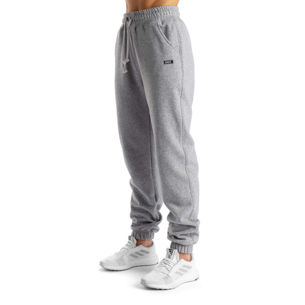 DT UPTOWN Lightweight Joggers in Grey Plaid